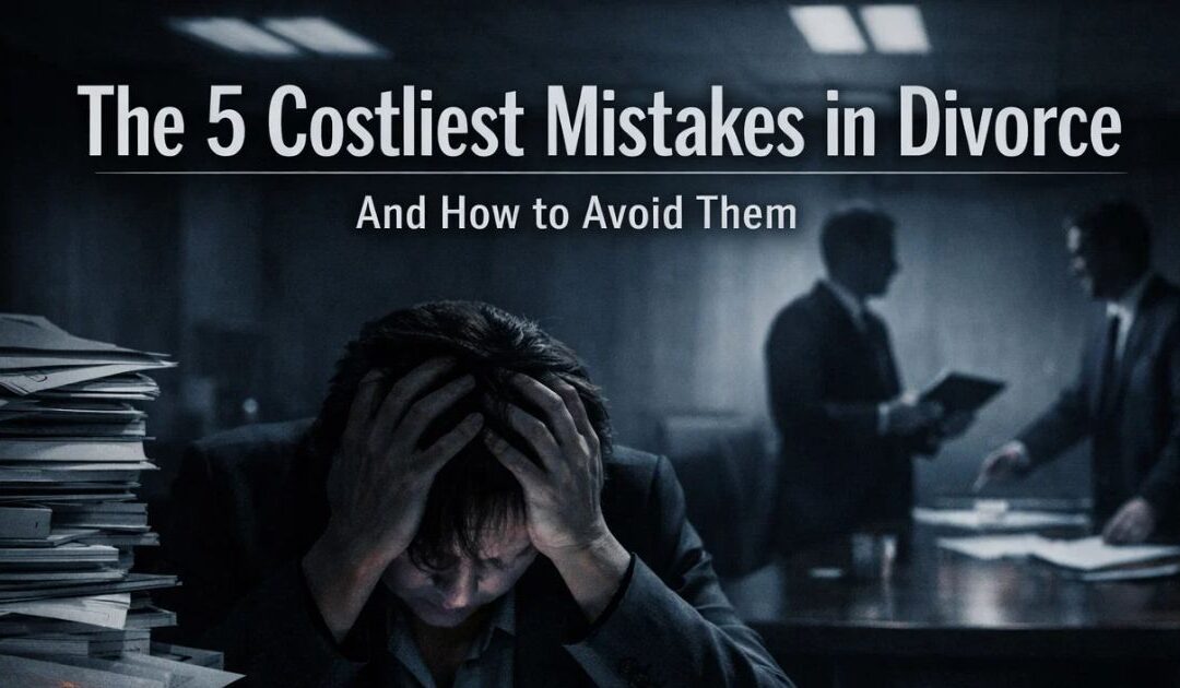 5 Common Divorce Mistakes & Fixes