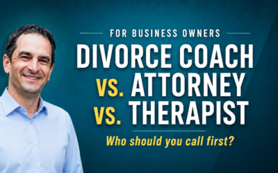 Divorce Coach vs. Attorney vs. Therapist